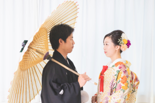 スタジオ撮影　和装×洋装