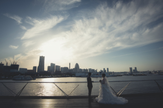 三渓園と大桟橋で和洋撮影