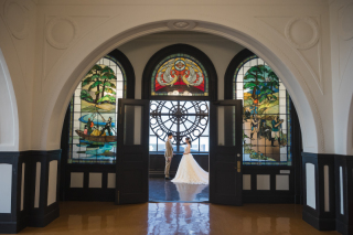 横浜　開港記念会館　洋装撮影