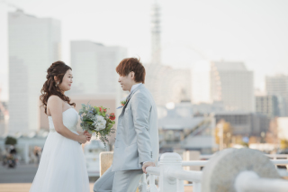 洋装　ロケーション撮影