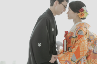 スタジオ和装×ロケーション洋装