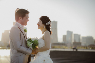 和装　スタジオ撮影×洋装　ロケーション撮影