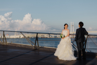 洋装　ロケーション撮影