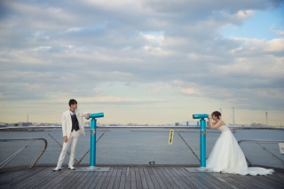 洋装＊大桟橋撮影