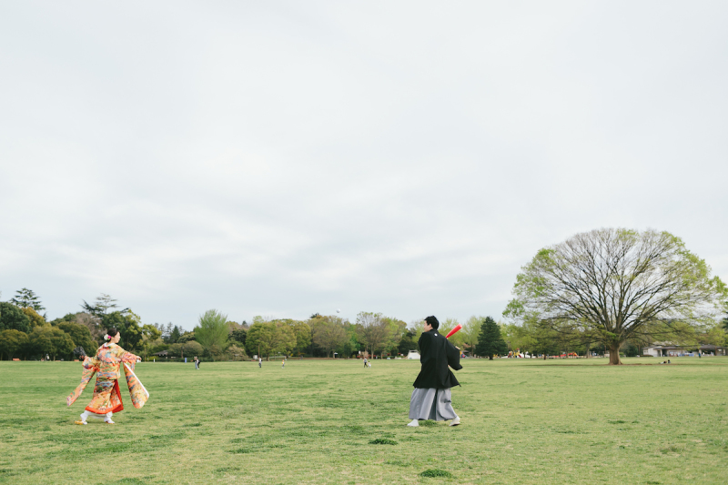 昭和記念公園でフルスイング！！