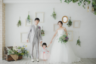 洋装２スタイル　スタジオ撮影