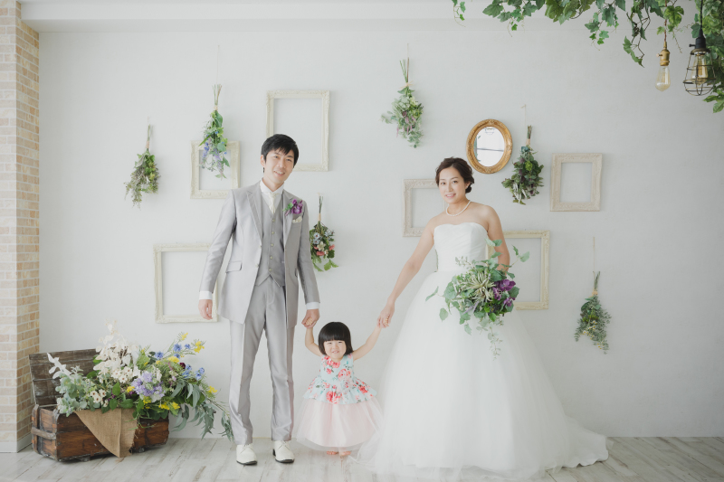 洋装２スタイル　スタジオ撮影