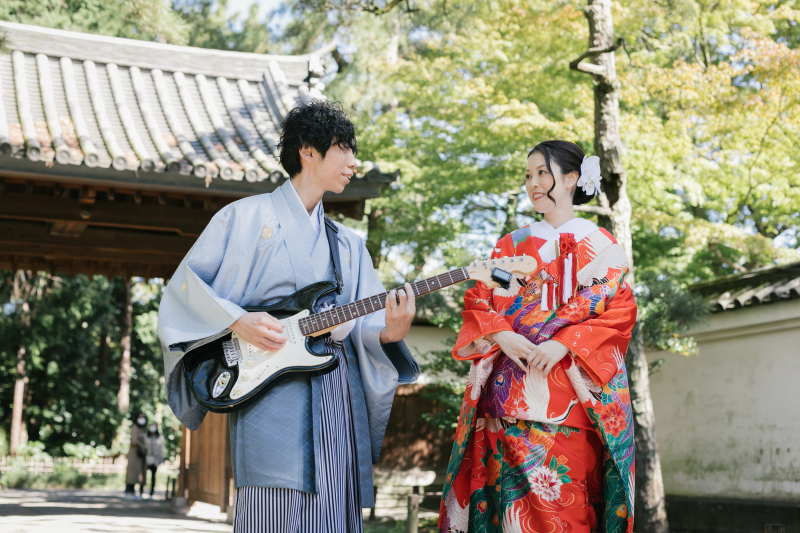 オリジナリティー溢れるおふたりらしいお写真を