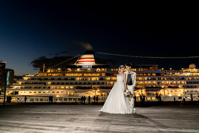 豪華客船と・・