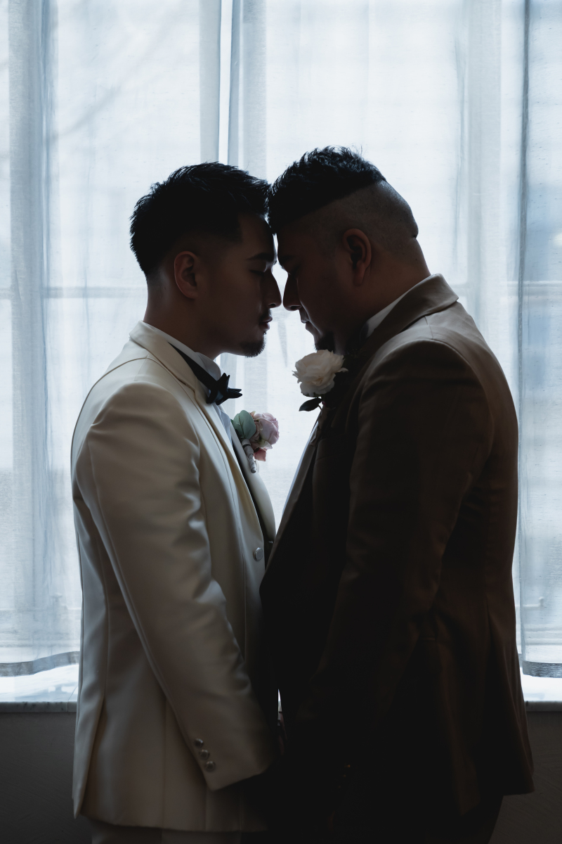 シルエット風にも