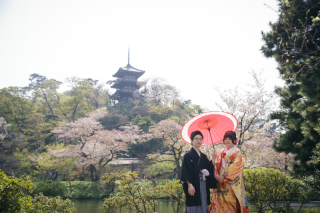 三渓園ロケーション撮影