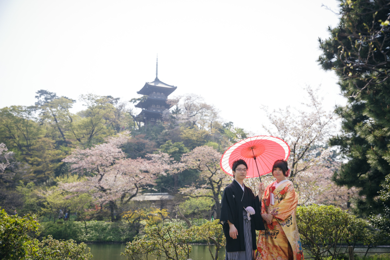 三渓園ロケーション撮影