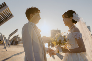 和装＊三渓園・洋装＊大桟橋