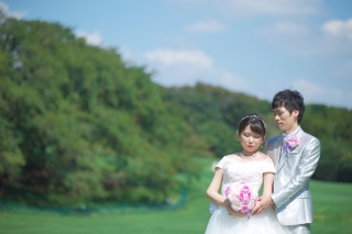 洋装　ロケーション撮影