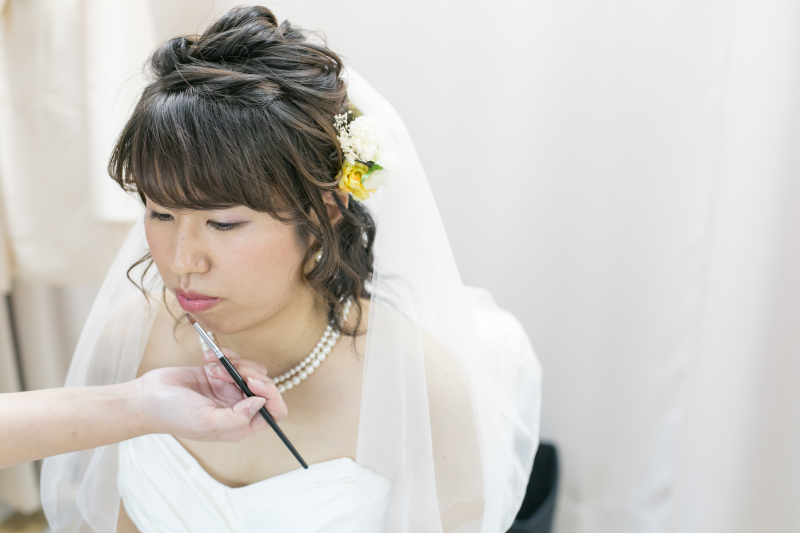 お支度ショット