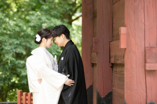 鎌倉のお寺でフォトウェディング＊