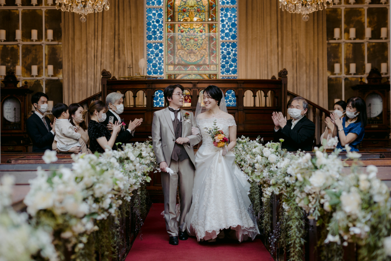 チャペルでご結婚式さながらのご撮影