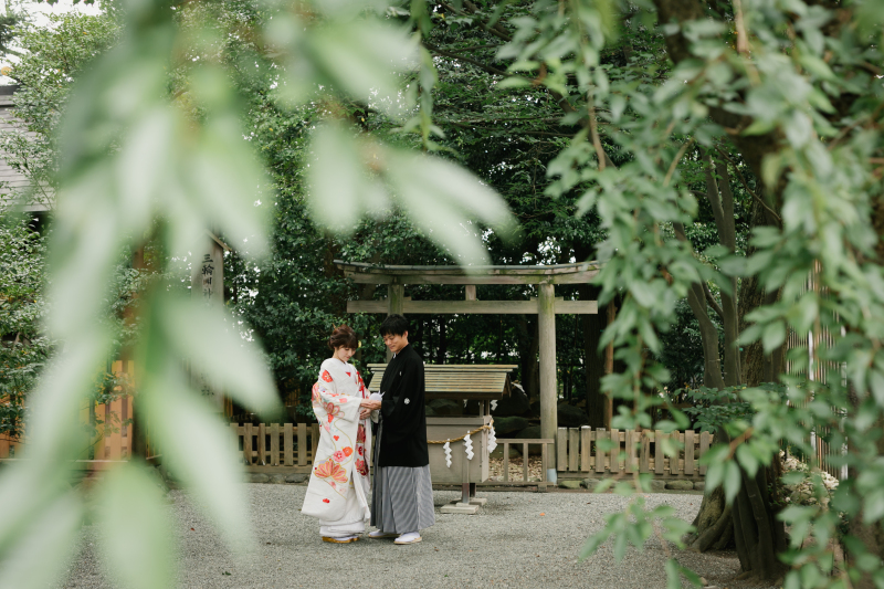 厳かな雰囲気で撮影できる『伊勢山皇大神宮』