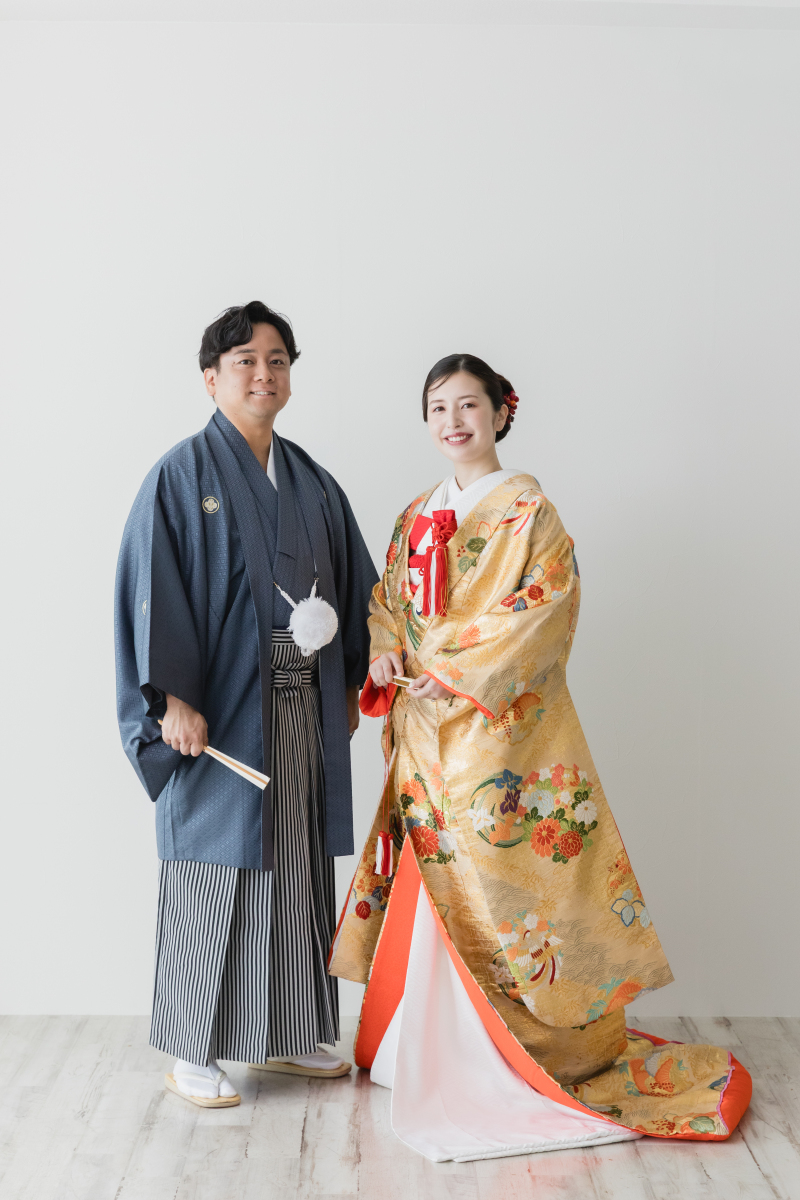 【スタジオ】和装1着プラン◆ご新婦様ヘアセット&メイク・衣装グレードアップ料金込み・全データ(50cut)付き!