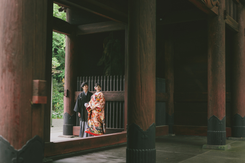 【和装ロケ】鎌倉寺院撮影プラン◆ご新婦様ヘアメイク・ヘアメイク同行・移動&申請料・全データ込