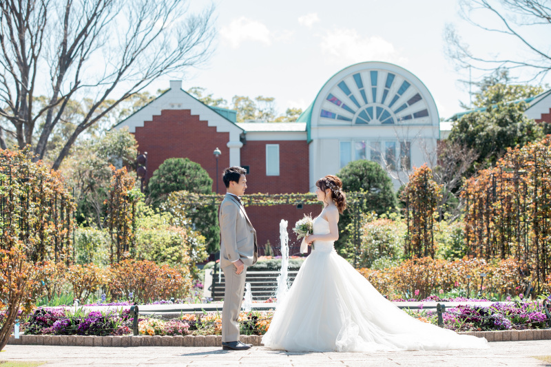 【洋装ロケ】お好みに合う公園でナチュラルなロケーションフォト◆ご新婦ヘアセット&メイク・ご移動費・申請料金・補正済み全データ込み