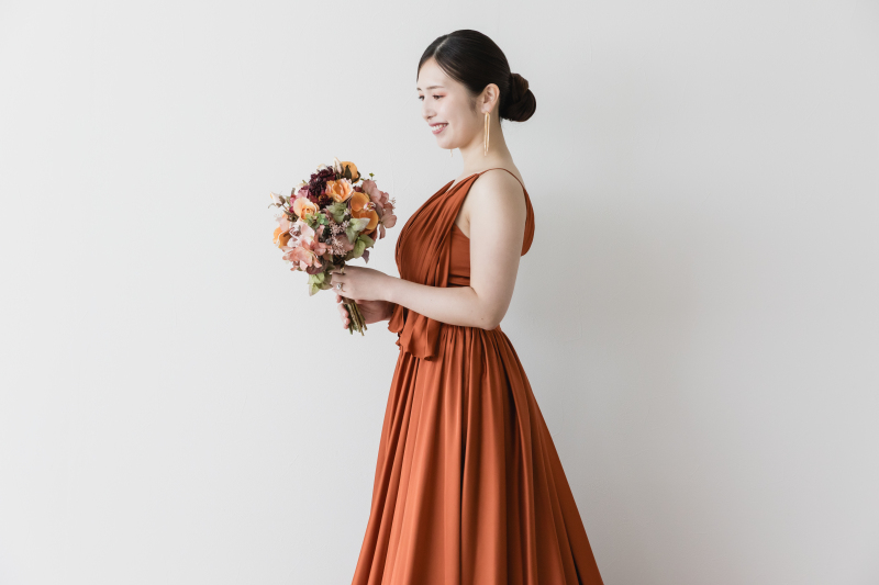 【スタジオ】洋装1着プレミアムプラン◆ご新婦様ヘアセット&メイク・全衣装追加料金無し!全データ(50cut)付き*