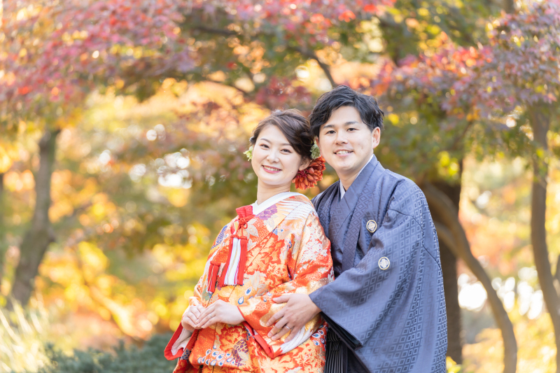 【紅葉×三渓園】日程限定コミコミプラン◆ご新婦様白無垢or色打掛追加料金無し！移動費&申請料&全データ込み