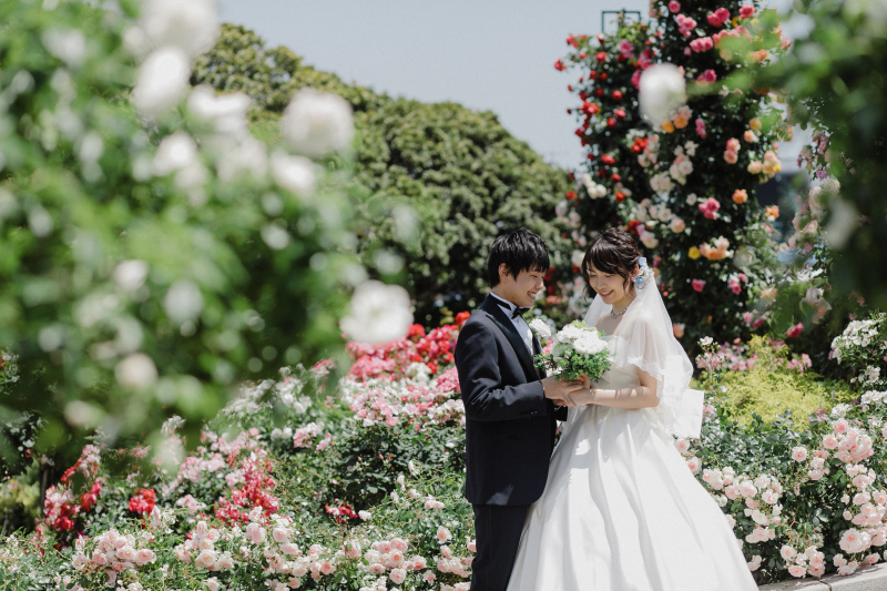 【洋装・3ロケーション撮影プラン】横浜の人気ロケ地3箇所周遊◆ご新婦様ヘアセット&メイク・補正済全データ・申請料金・移動車両込み