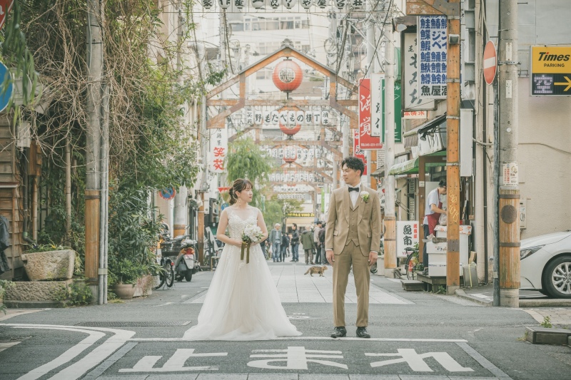 【洋装ロケ】横浜ストリートでカジュアル撮影プラン◆ご新婦ヘアセット&メイク・ご移動費・ヘアメイク同行・補正済み全データ込み