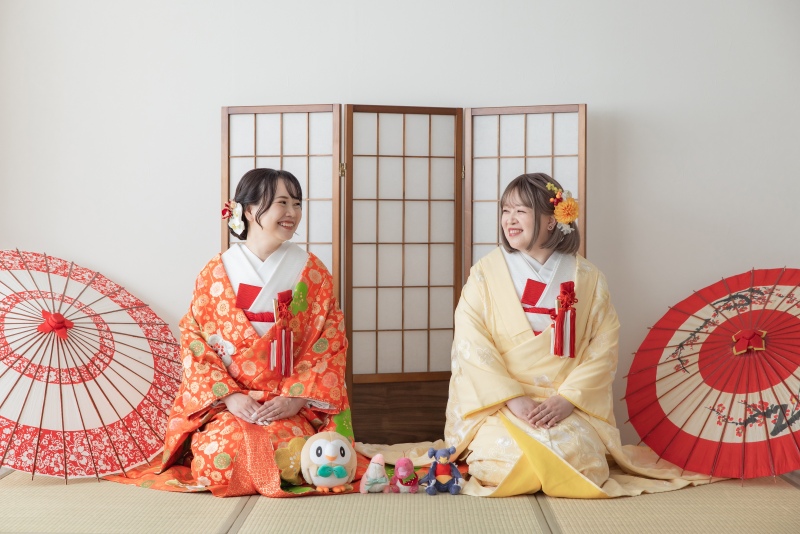 【スタジオ・ドレス×ドレスプラン】◇お二人らしいフォトウエディングを♪(ヘアメイク×2・全データ50cut付き!)