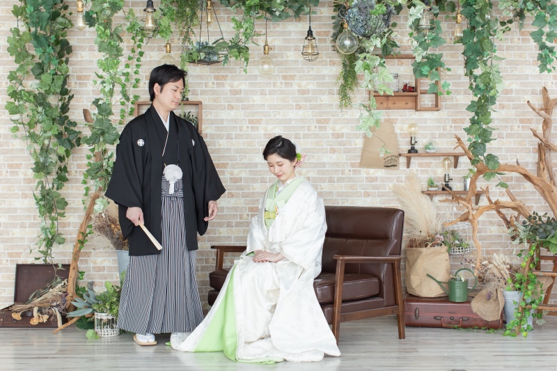 【スタジオ】和装1着プラン◆ご新婦様ヘアセット&メイク・衣装グレードアップ料金込み・全データ(50cut)付き!