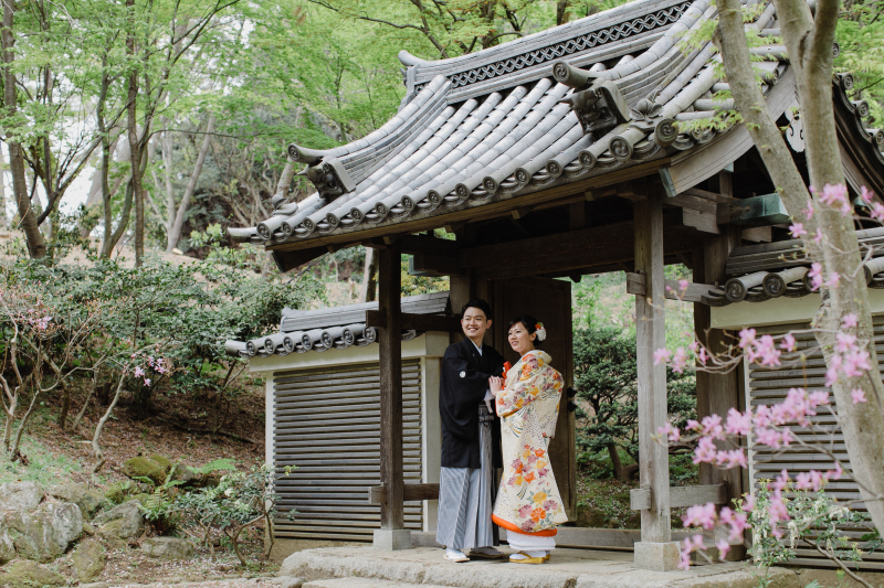【和洋セットプラン】和装:三溪園 & 洋装:大さん橋日中 2着プラン◆通常価格から4万円お値引き・申請料金・移動費・全データ込み