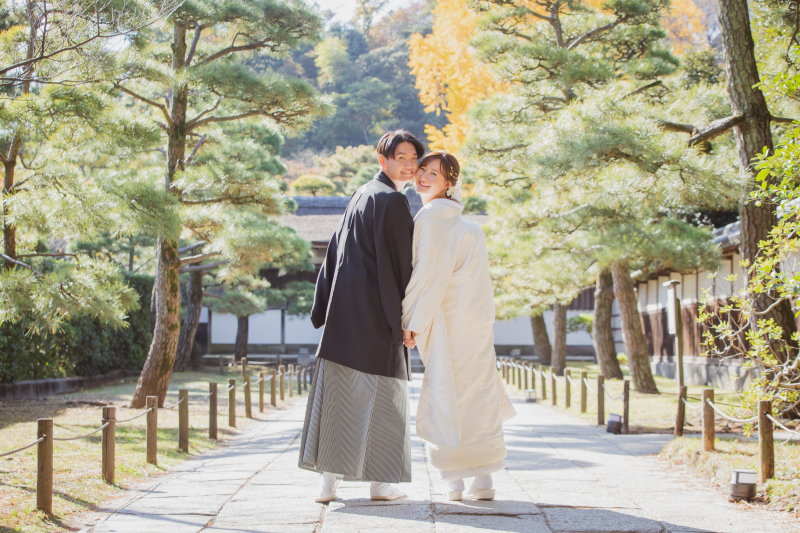 直前割適用!【紅葉】三渓園プラン◆ゆったり90分間撮影・ご新婦様ヘア&メイク・お着付け・ご移動費・申請料金・全データ込み