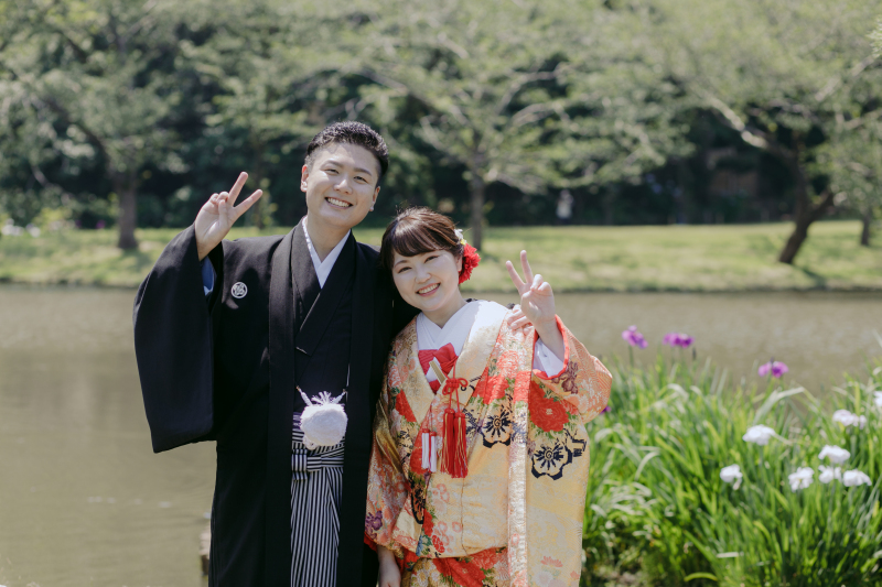 【和装ロケ】『三溪園』撮影プラン◆ご新婦様ヘアメイク・移動&申請料・全データ込