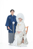 色紋付(ブルー)