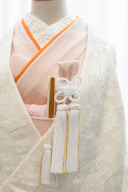 刺繍襟(金糸・桜柄)