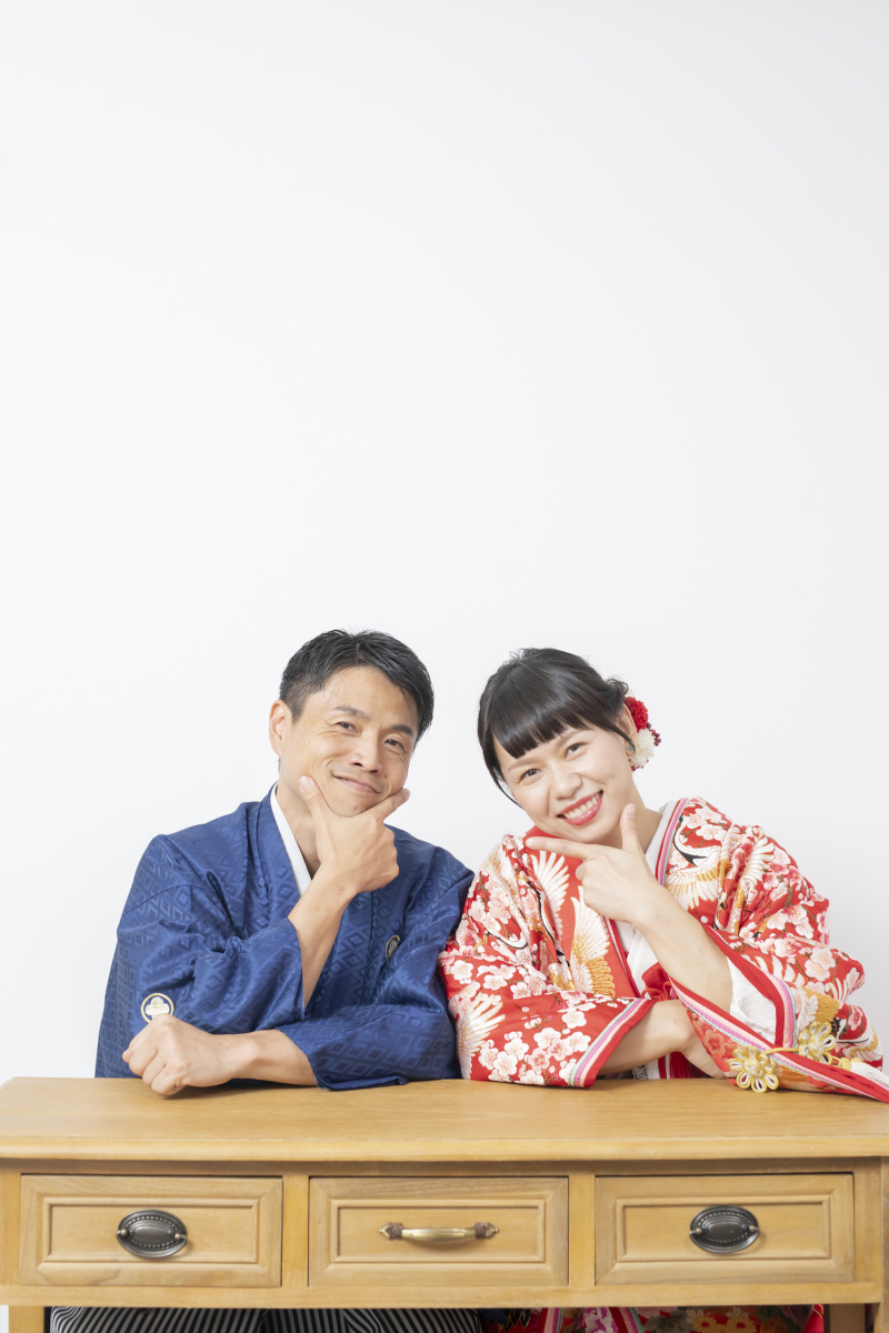 机を使ってかわいいショットに!シンプルがかわいい