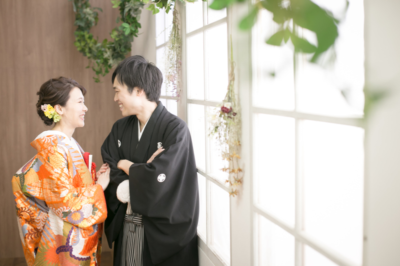 お二人見つめ合って