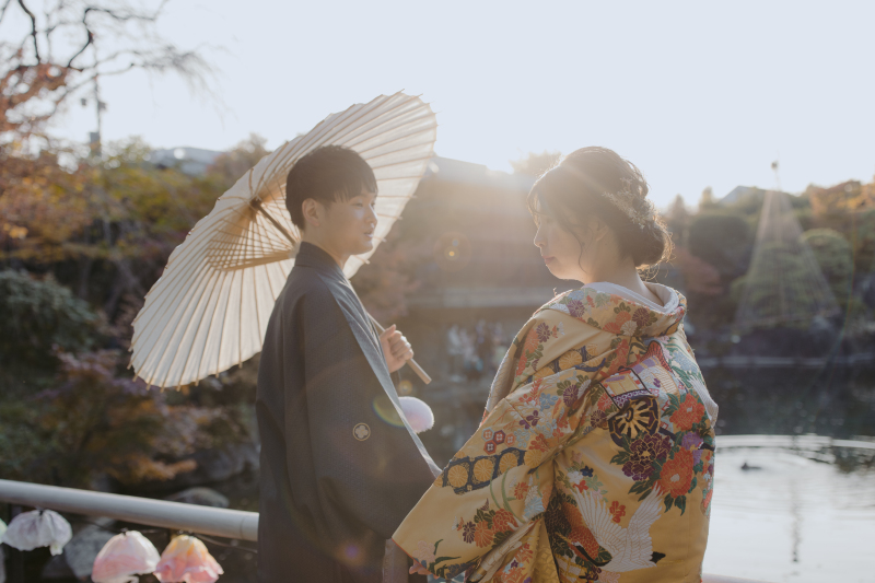 紅葉 和装ロケーション