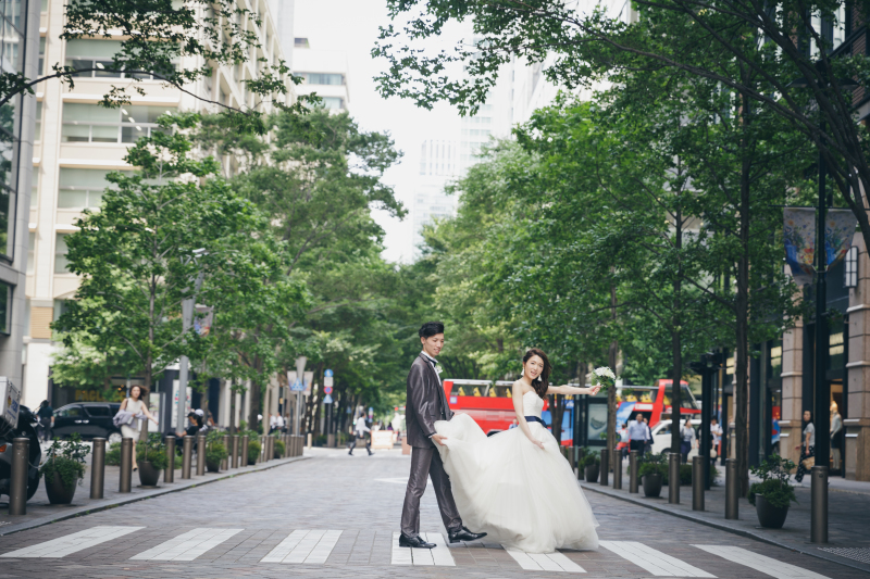 おしゃれな街で