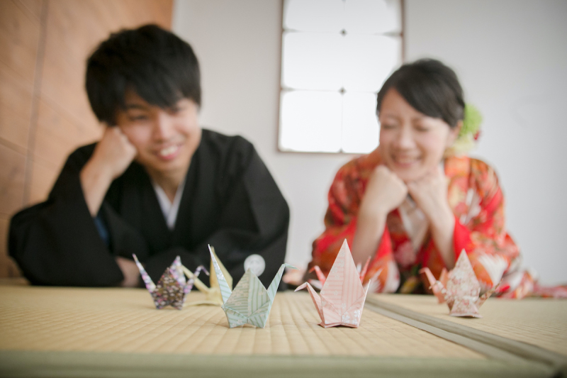 くつろいで・・・