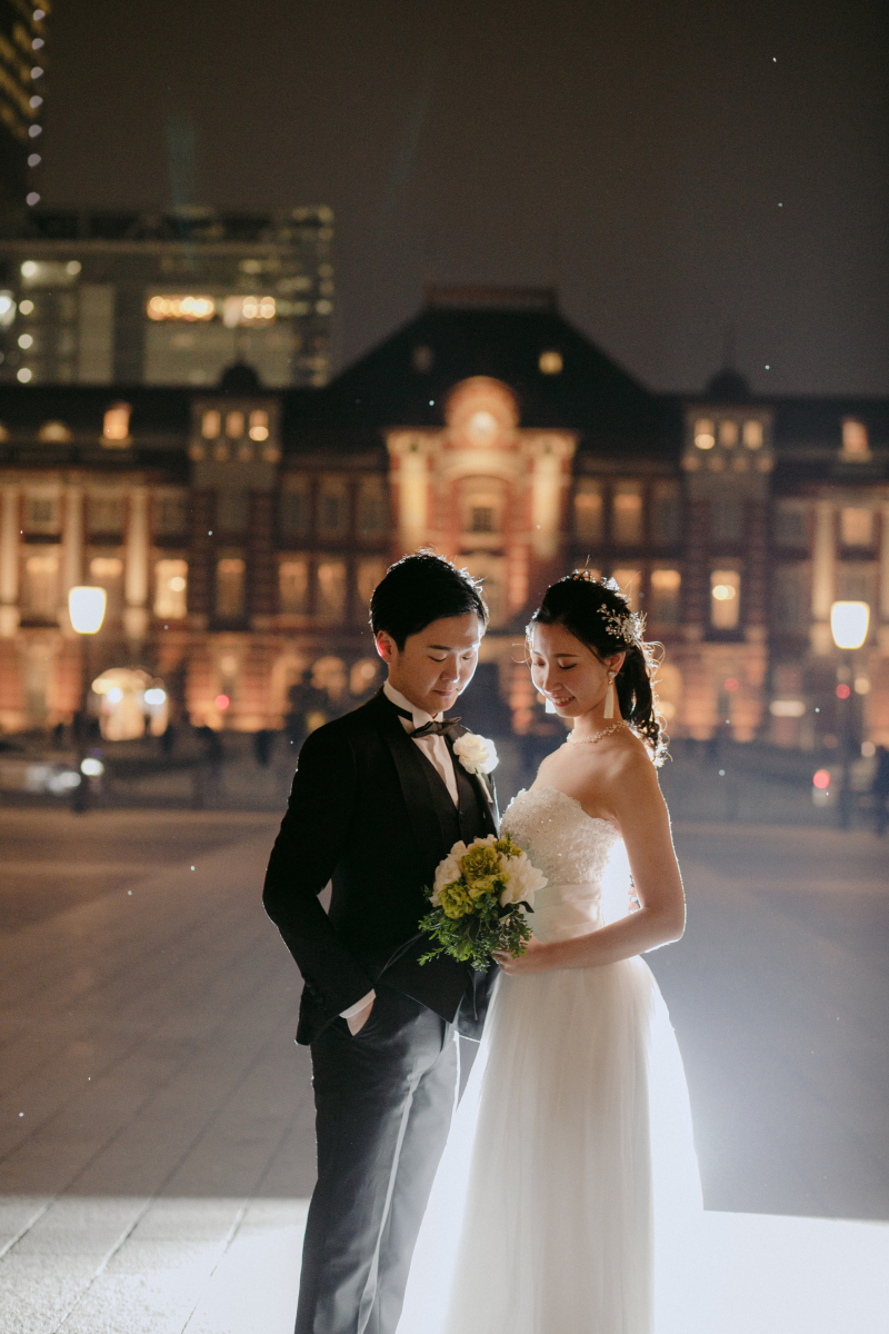 ブーケを見つめて