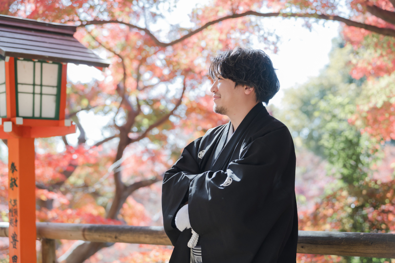 普段とは一味違う、かっこいいご新郎様ソロショット