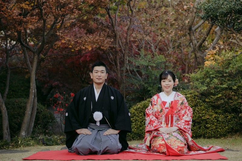 和装洋装ロケーション撮影