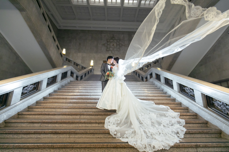 ベールをふわり♡