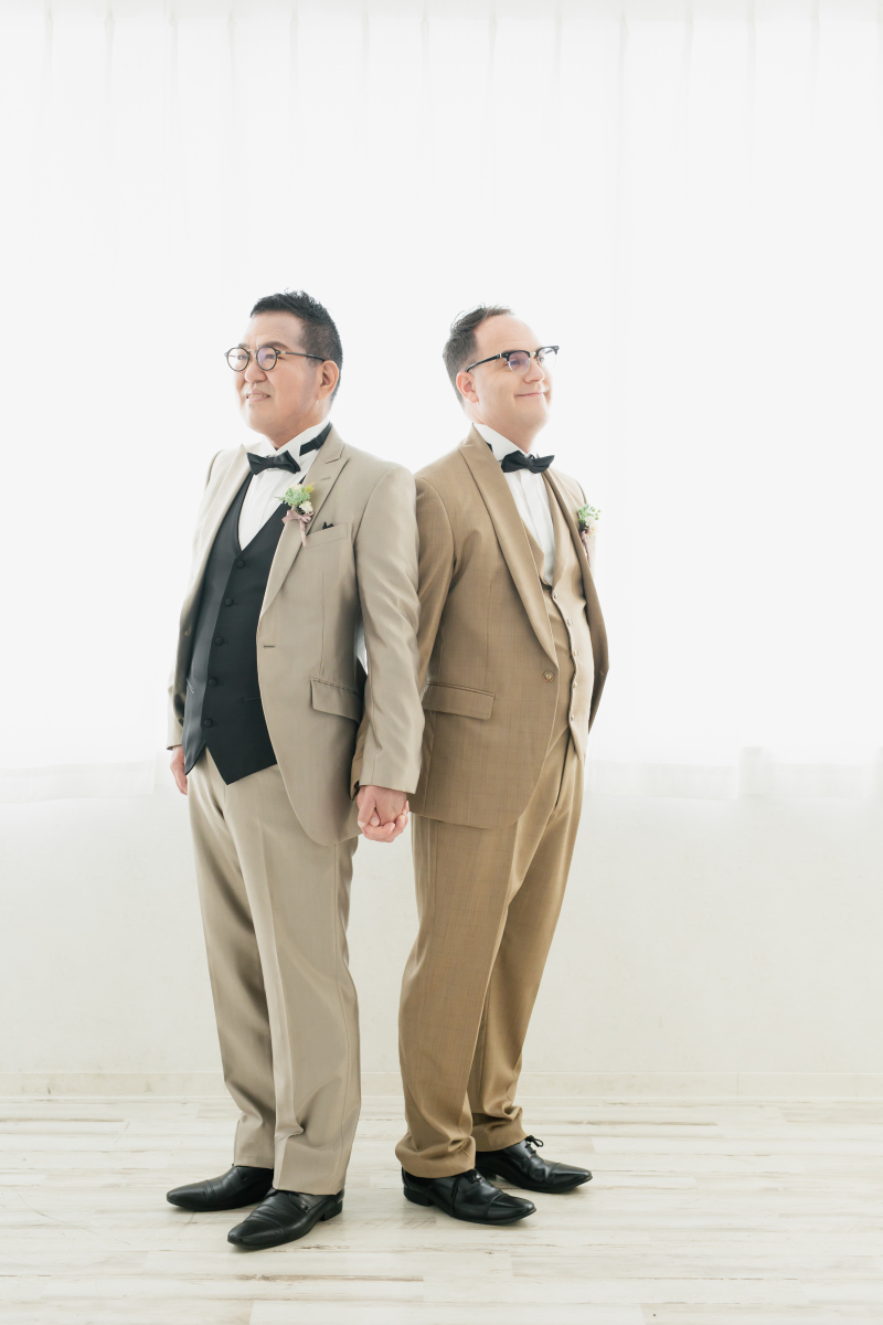 お色直しをして