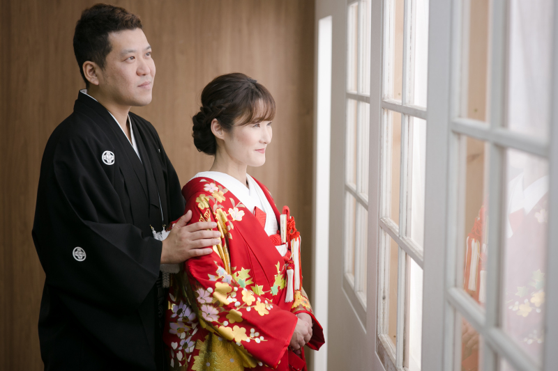 優しい光が二人を包みます