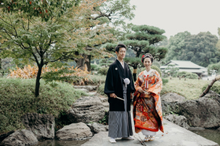和装ロケーション　清澄庭園