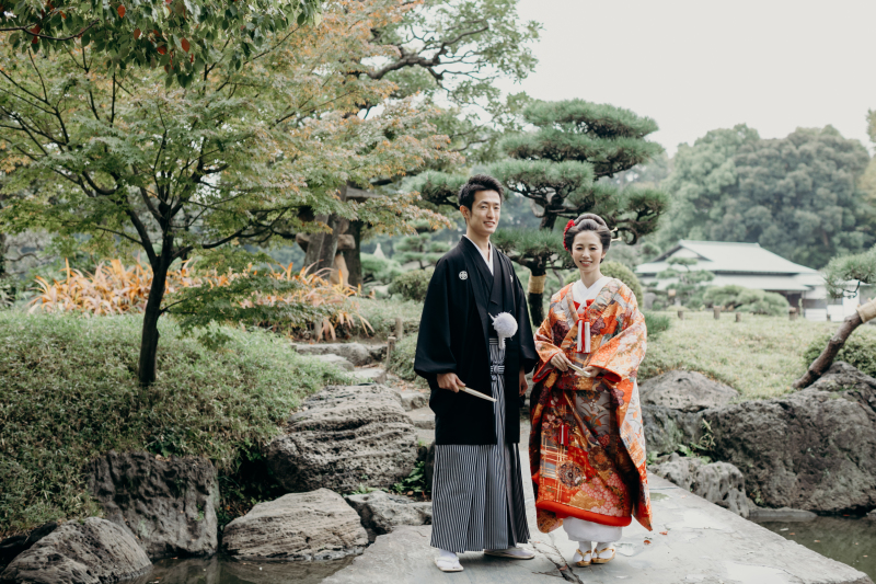 和装ロケーション　清澄庭園