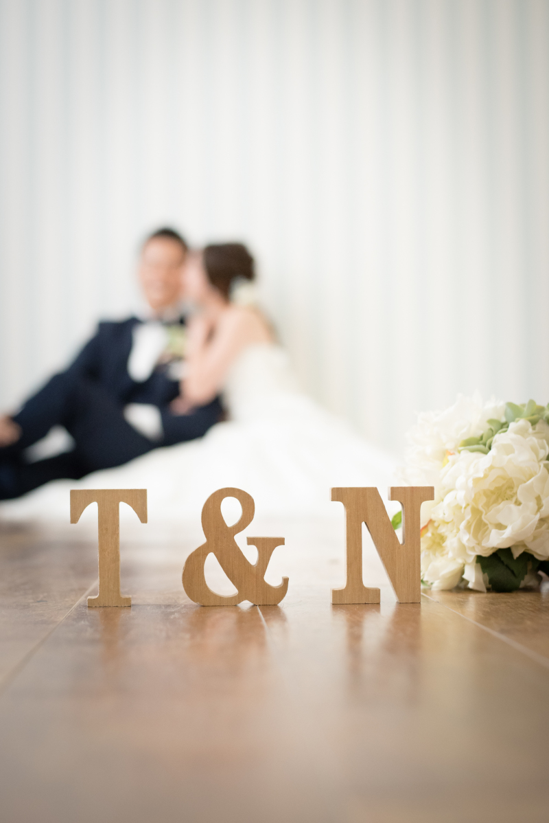 お二人を背景に・・・